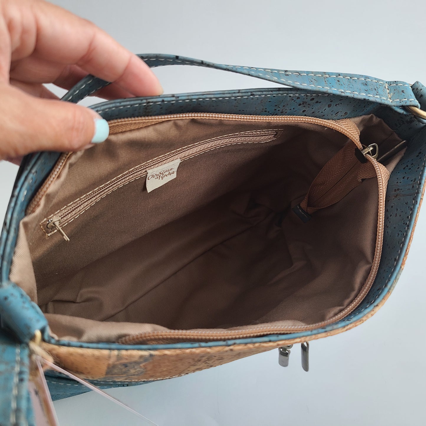 Betty Cork Handbag - Blue