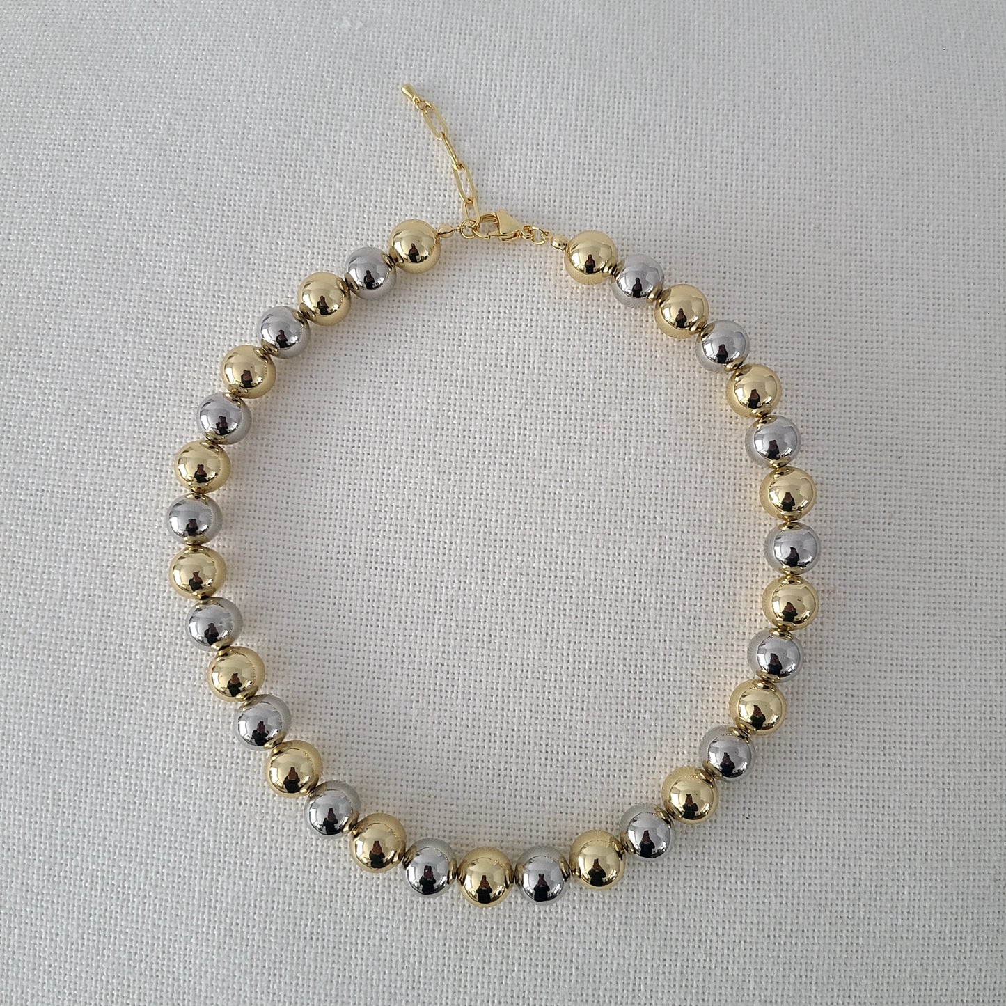 Collier Maxi Or & Argent