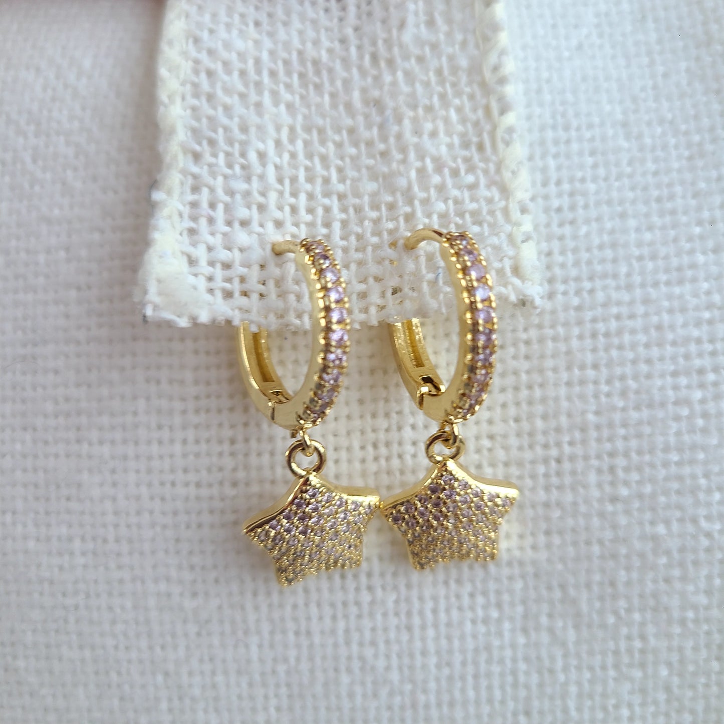 Demi Huggie Hoop Earrings