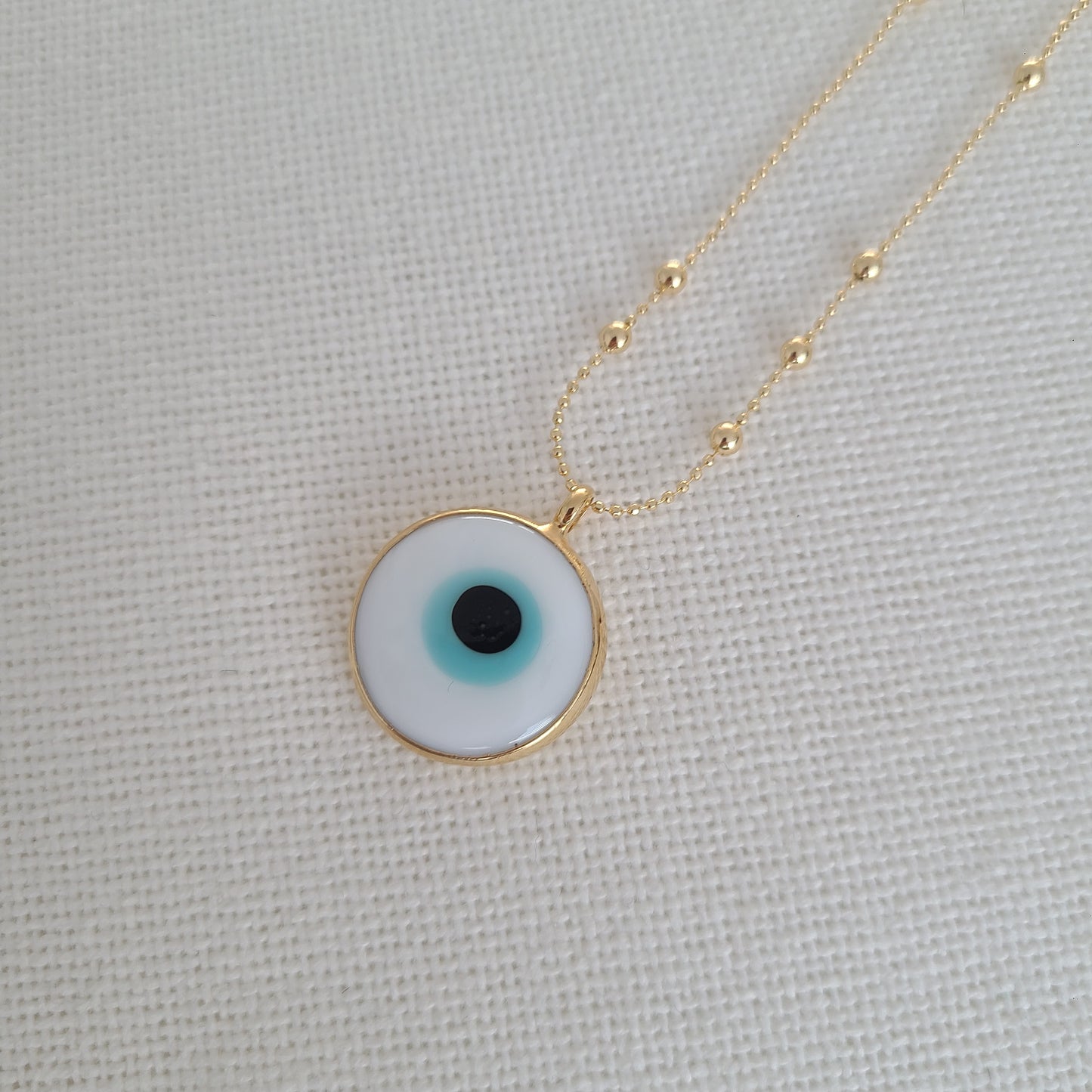 Murano Glass Turkish Eye Necklace
