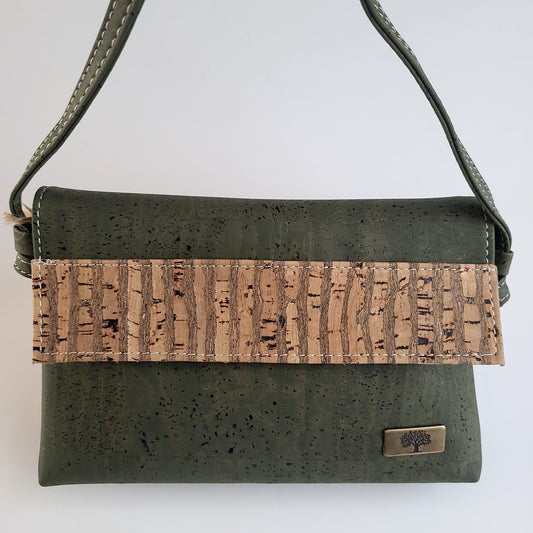 Mila Cork Handbag - Green