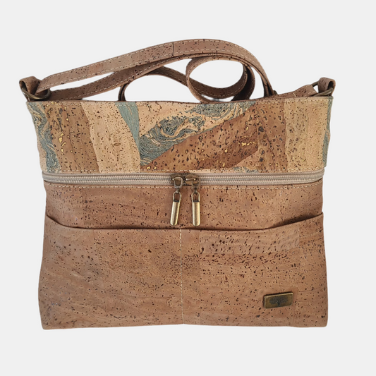 Betty Cork Handbag - Brown
