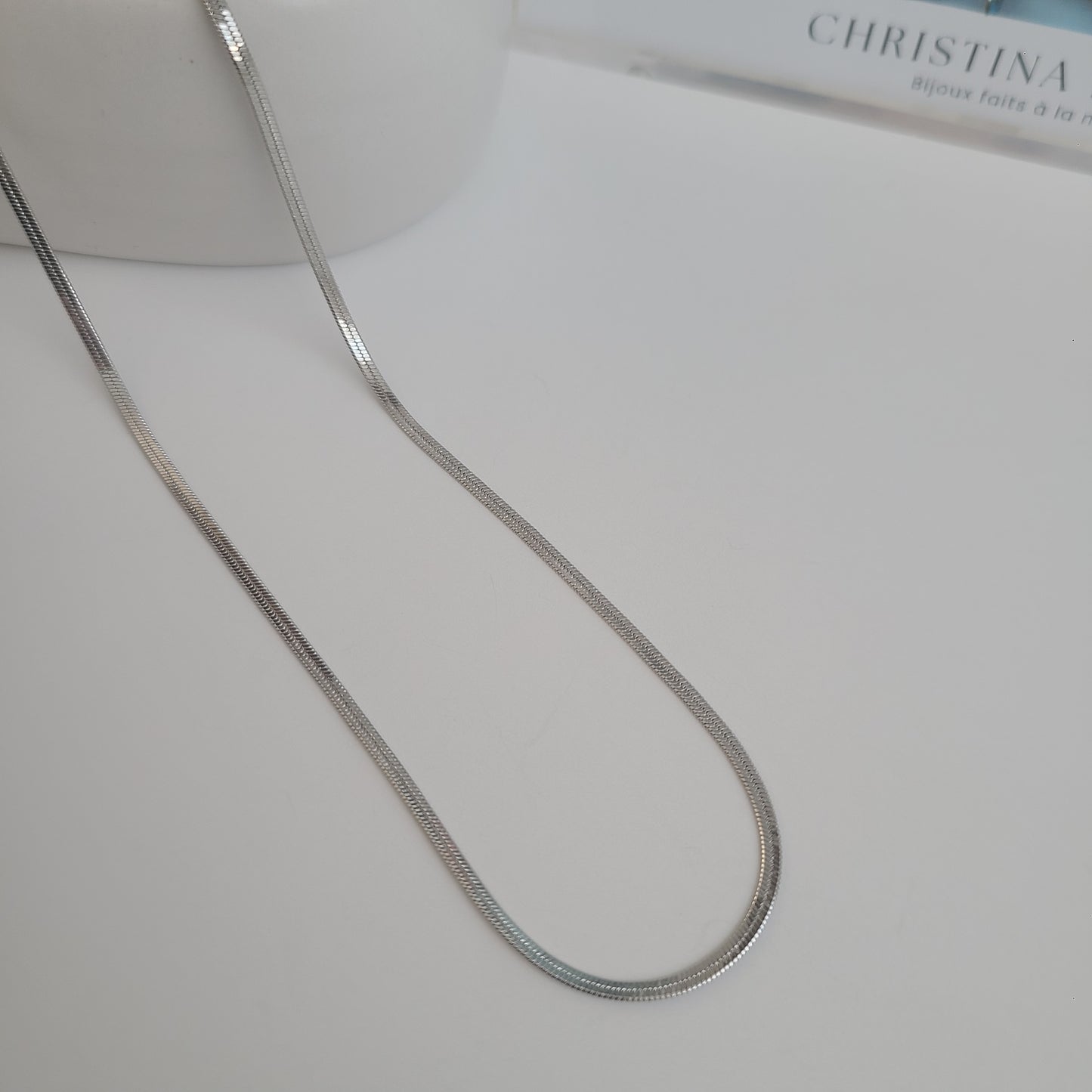 Alba Silver Necklace