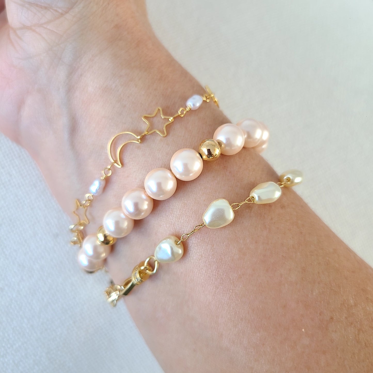 Bracelet Étoile et Lune