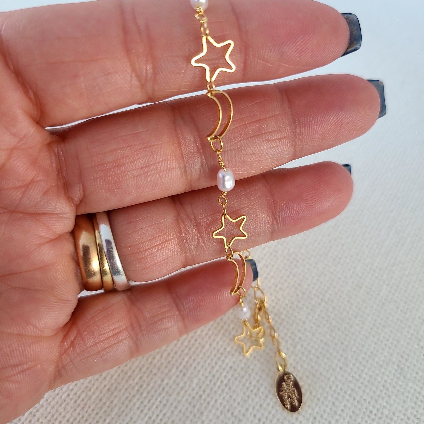 Bracelet Étoile et Lune