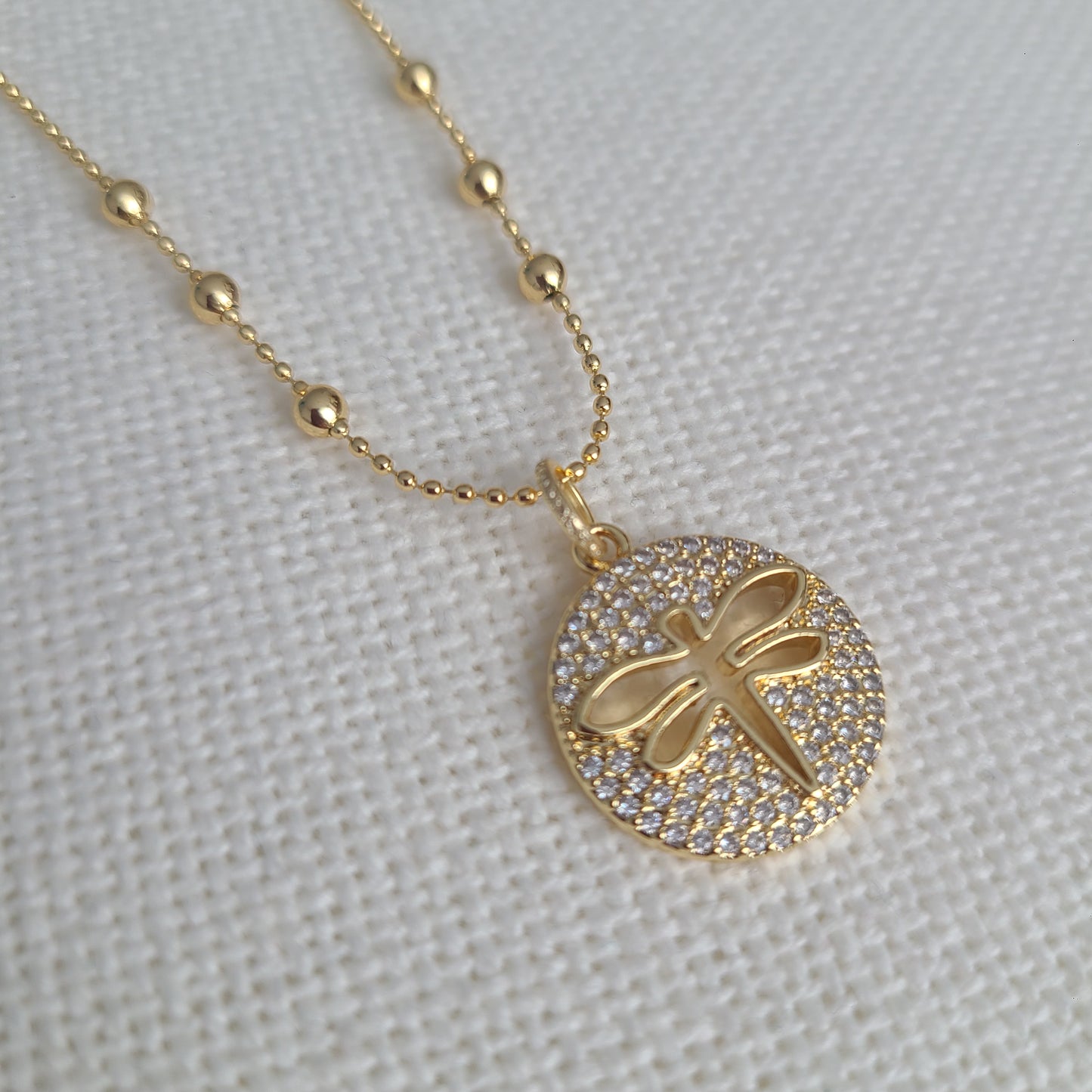 Collier lumineux libellule