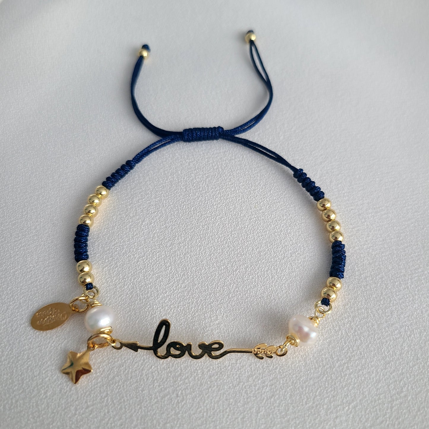 Navy Blue & Star Bracelet