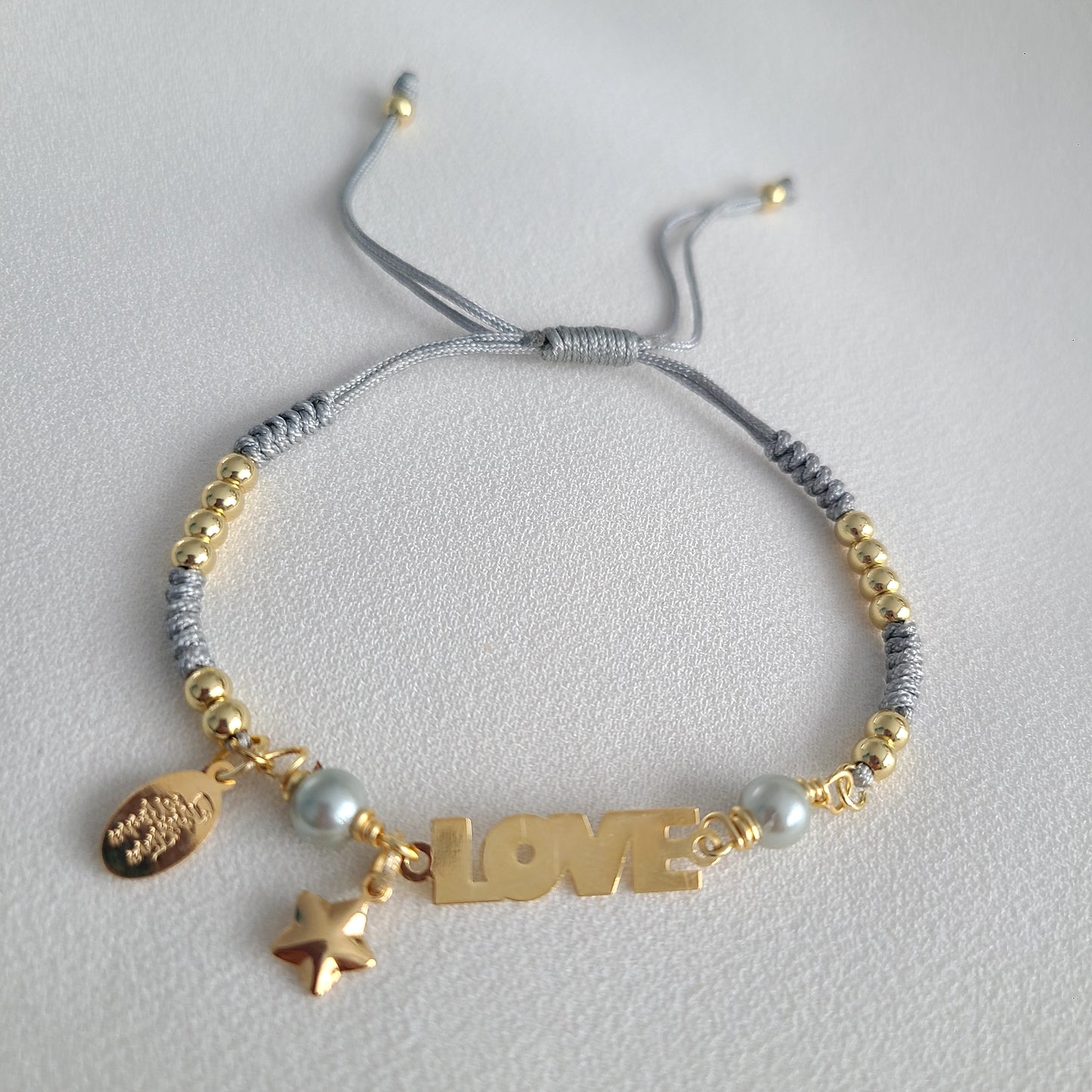 Gray Love Bracelet