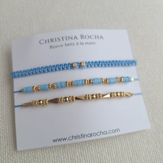 Ocean Trio Bracelets