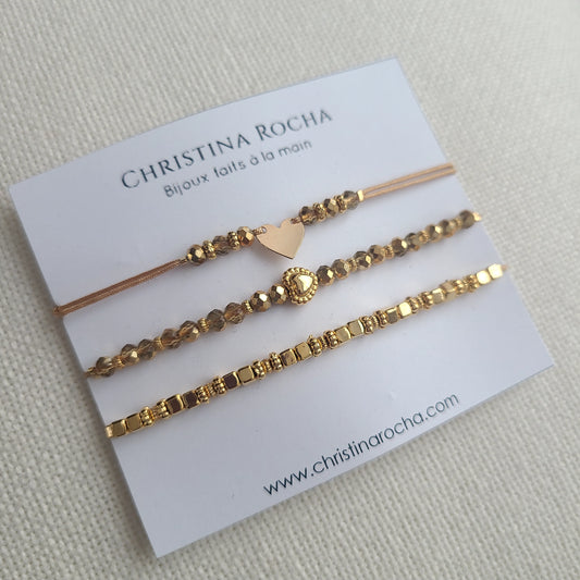 Terra Trio Bracelets