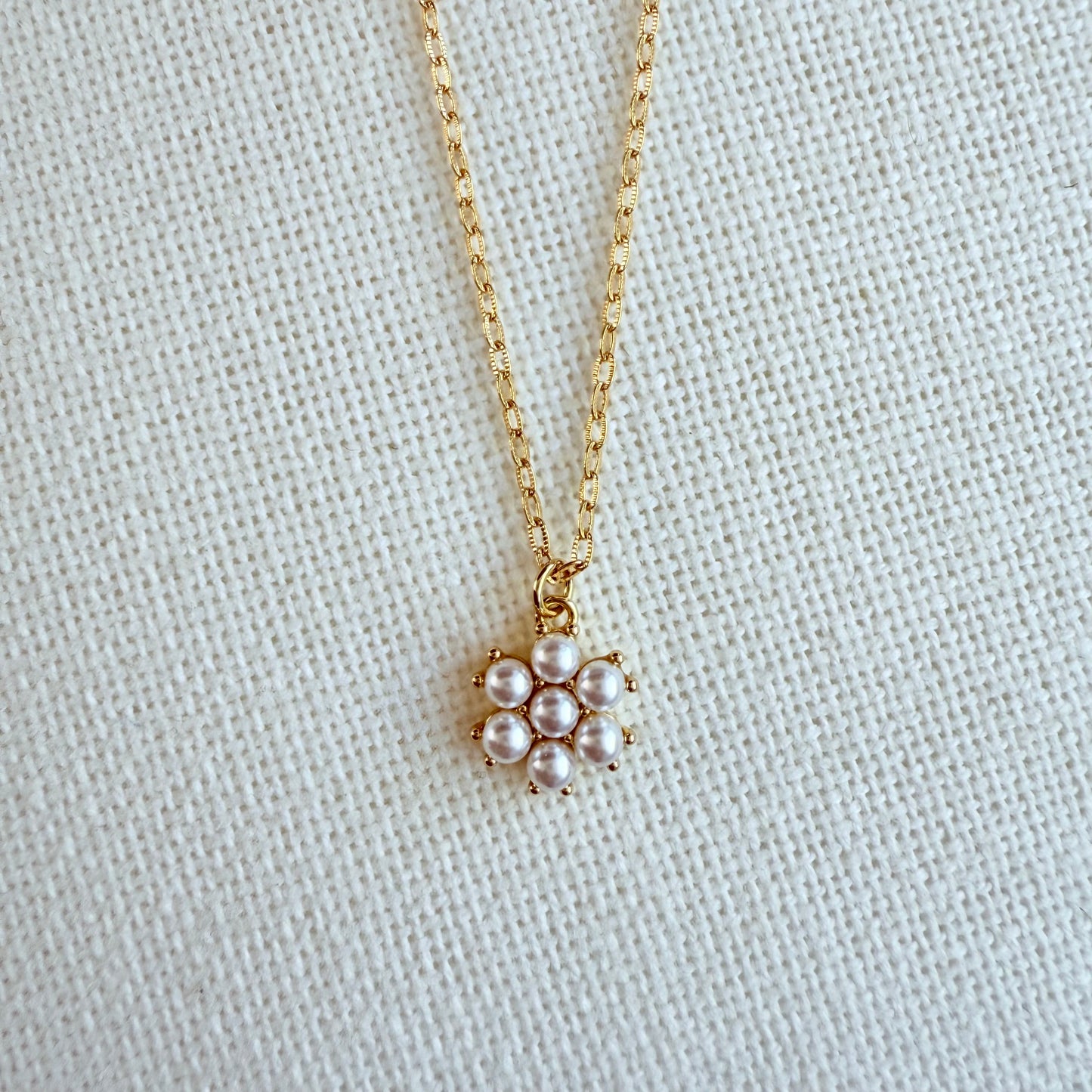 Pearl Flower Necklace