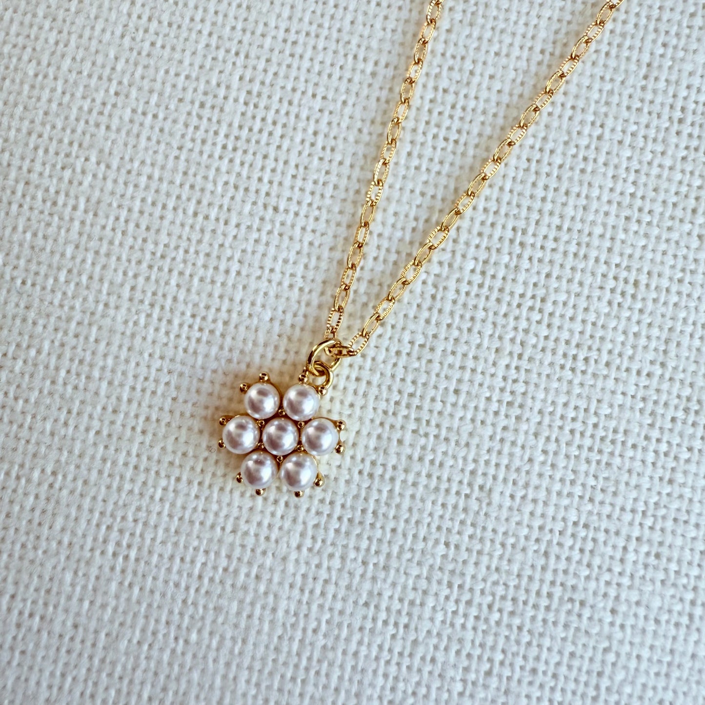 Pearl Flower Necklace