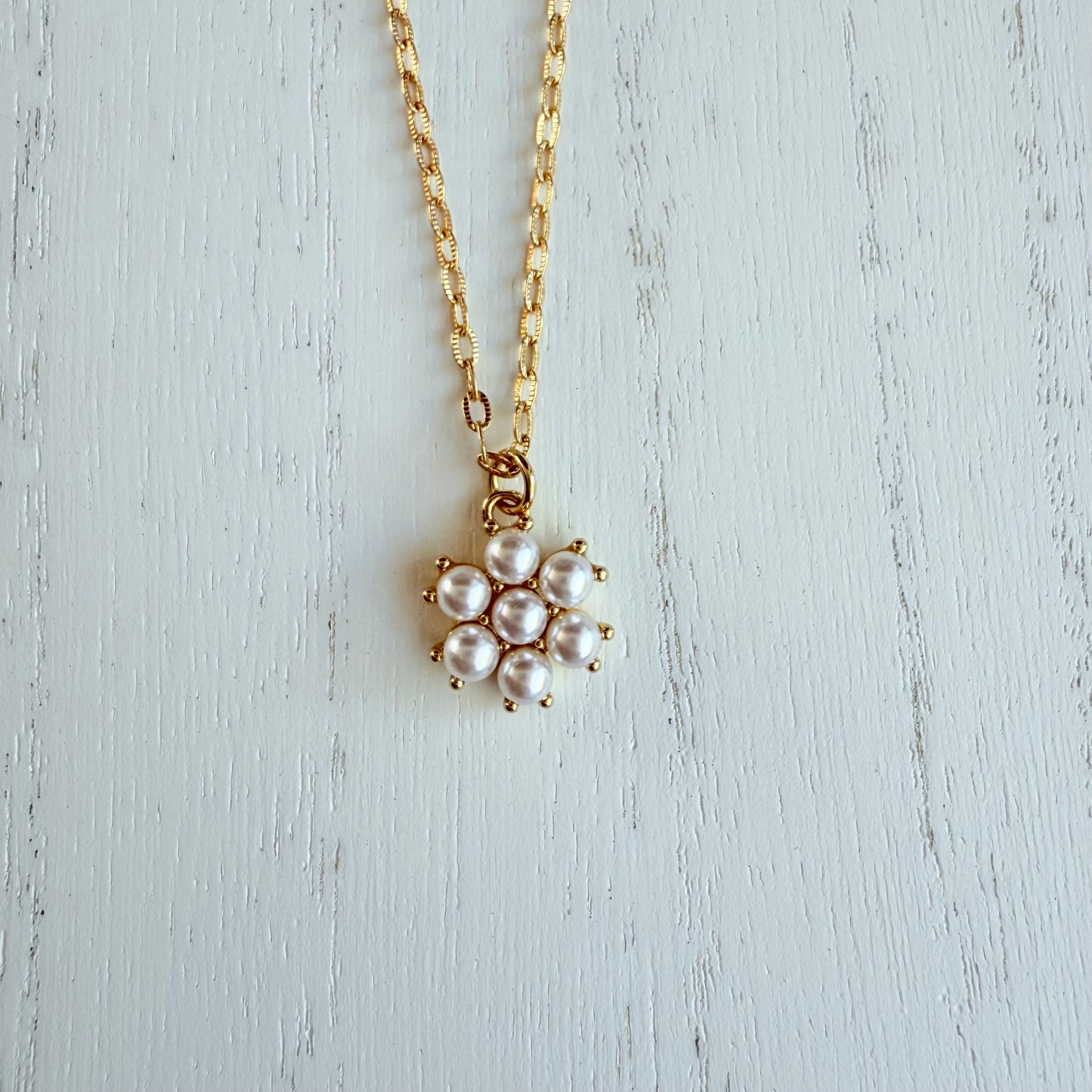 Pearl Flower Necklace