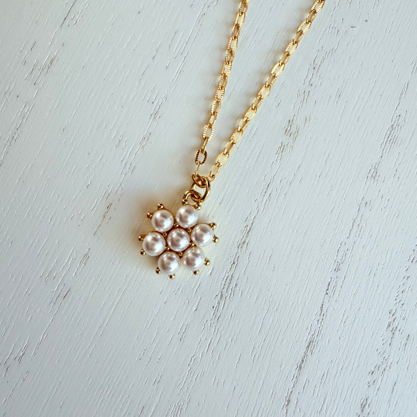 Pearl Flower Necklace