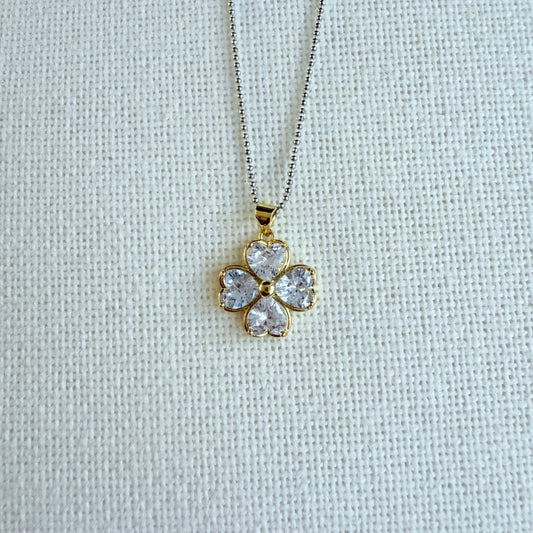 Golden Petal Necklace