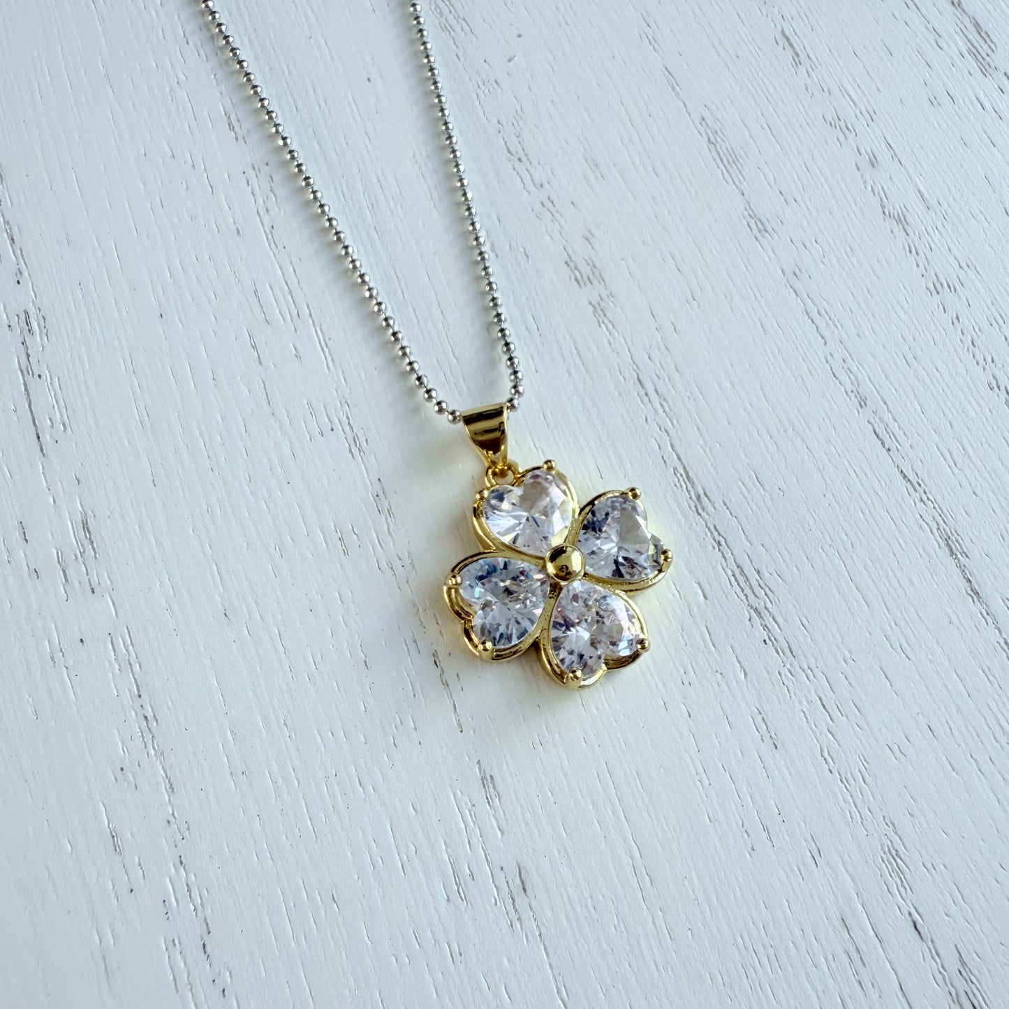 Golden Petal Necklace