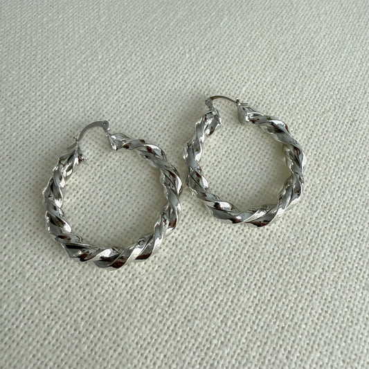Boucles d'oreilles créoles Lea
