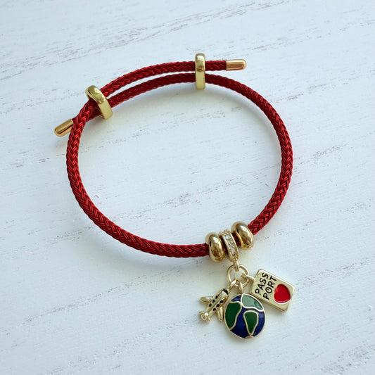 Bracelet à breloques Voyage