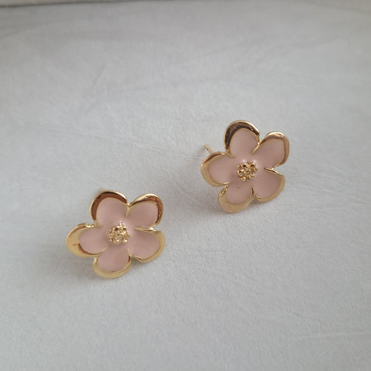 Boucles d'oreilles fleurs de printemps