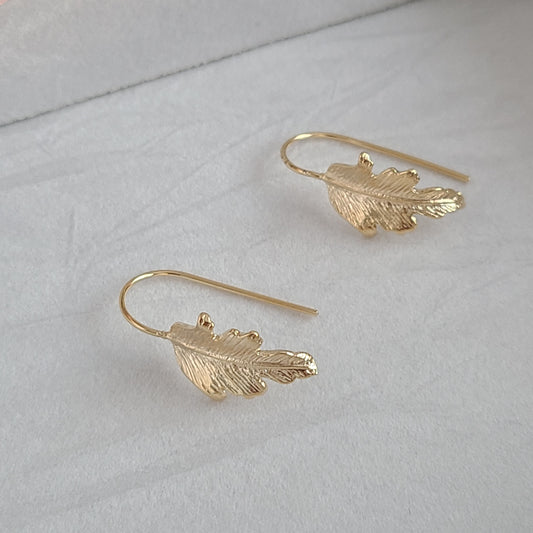 Boucles d'oreilles feuilles