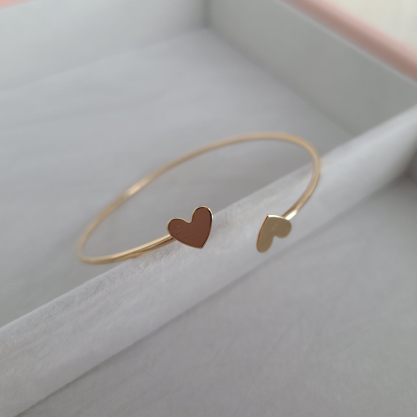 Heart - Bangle Bracelet