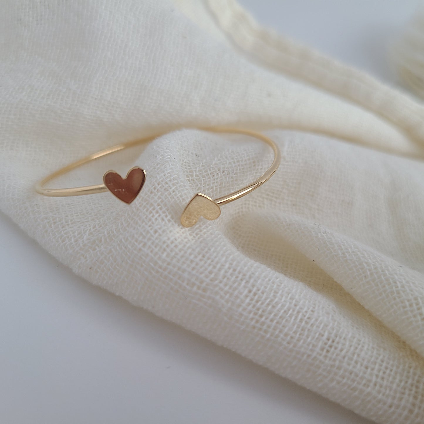 Heart - Bangle Bracelet