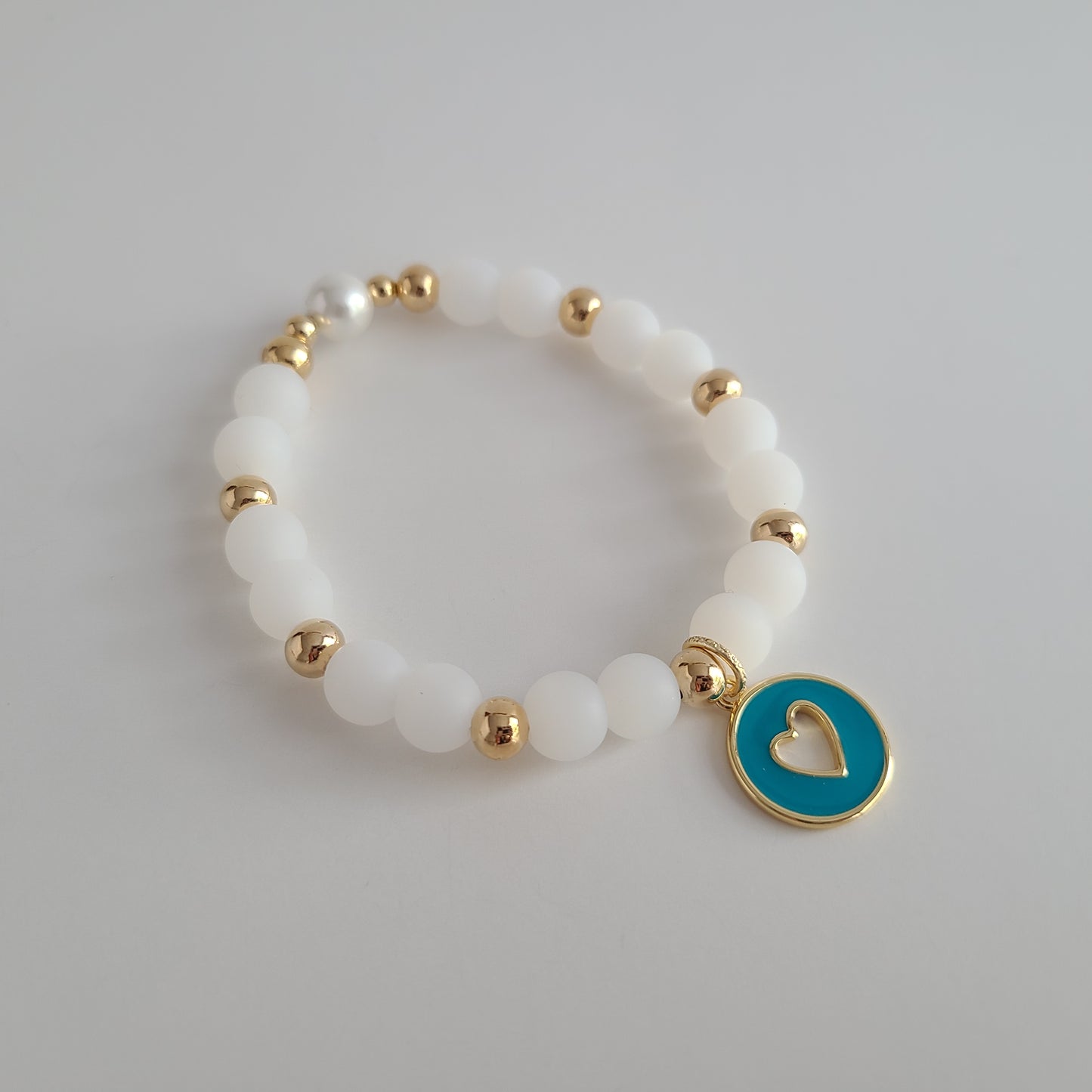 Bracelet Jaspe Blanc