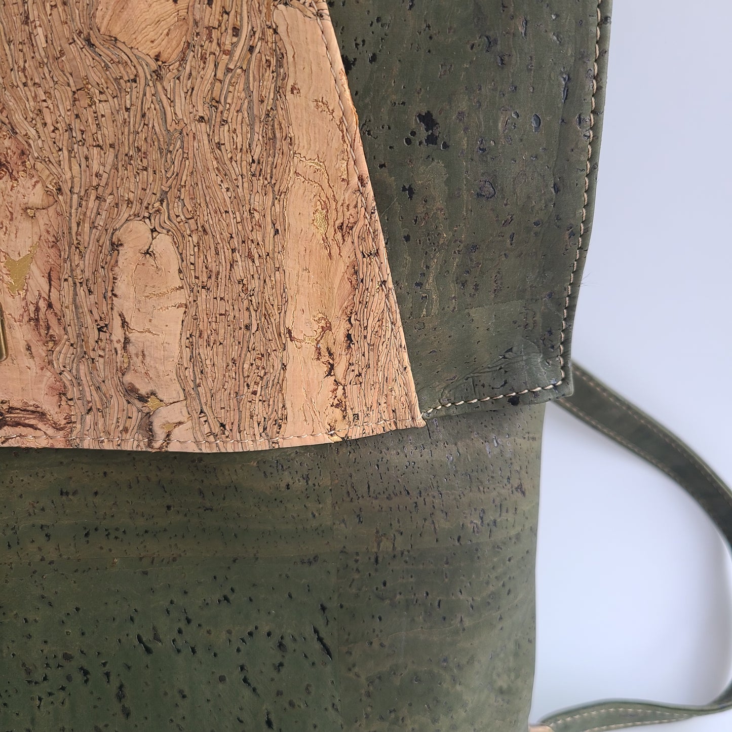 Christina Cork Backpack - Green