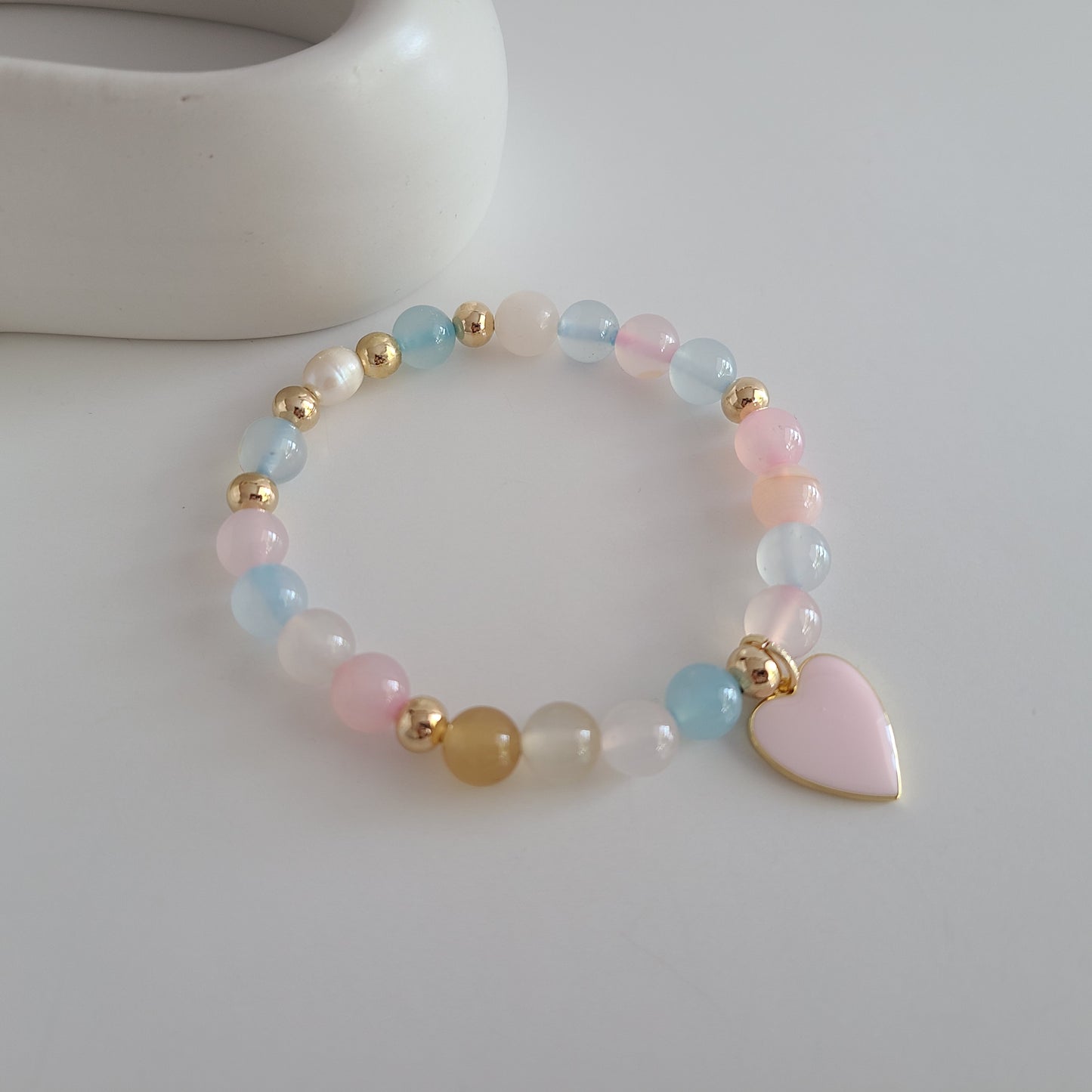 Pink Heart Bracelet