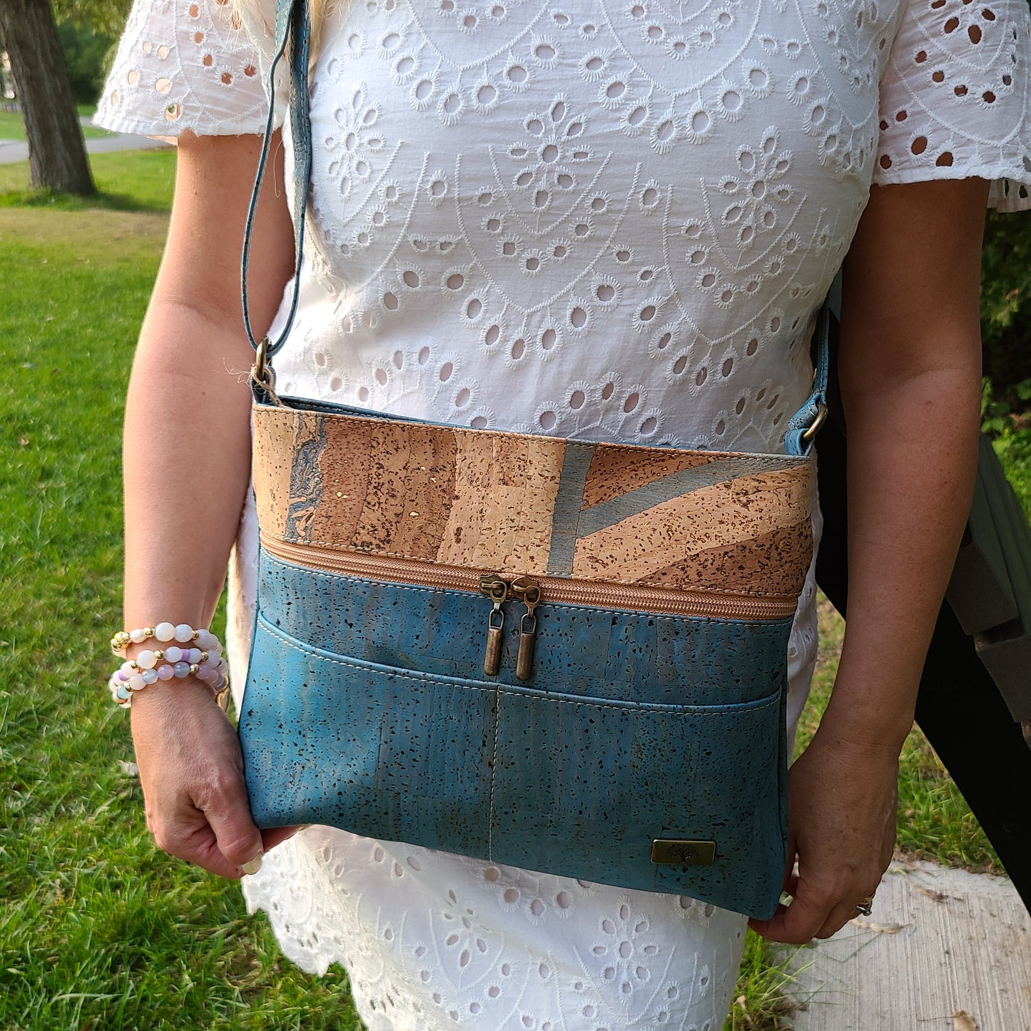 Betty Cork Handbag - Blue