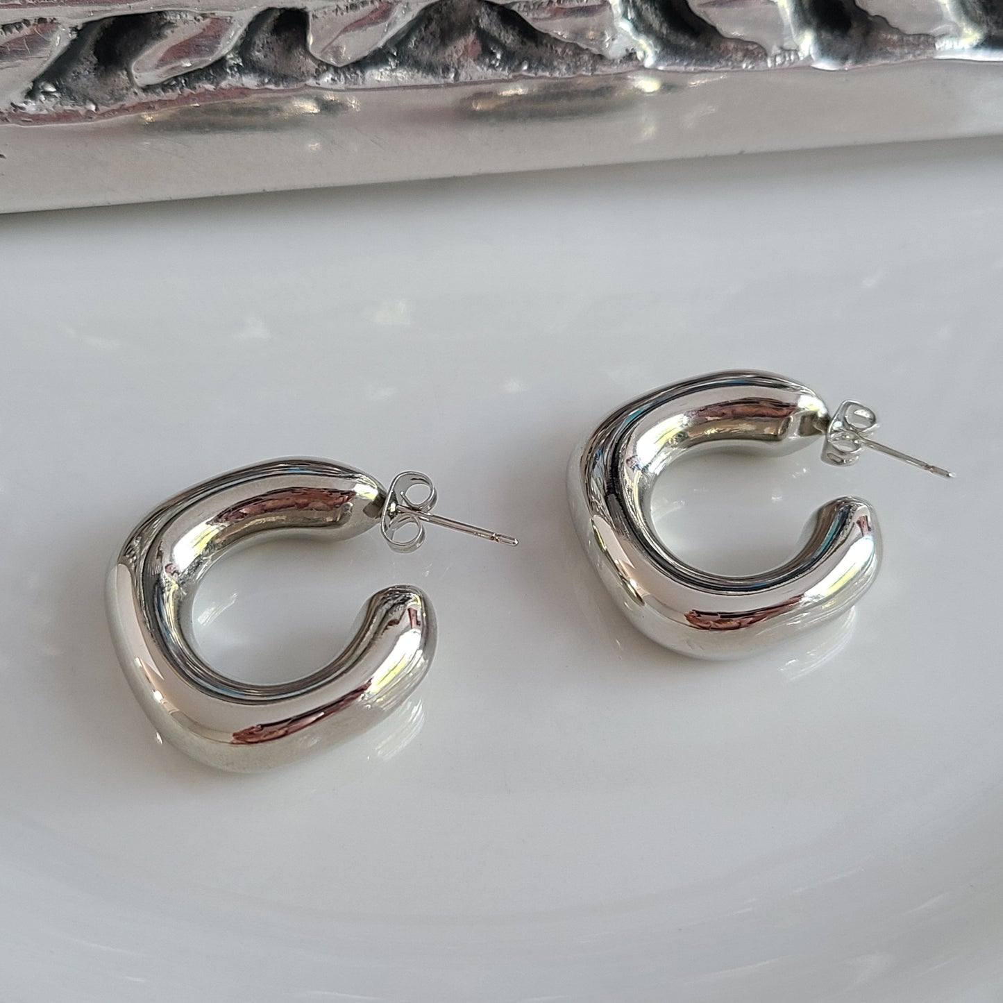 Vero - Silver Earrings