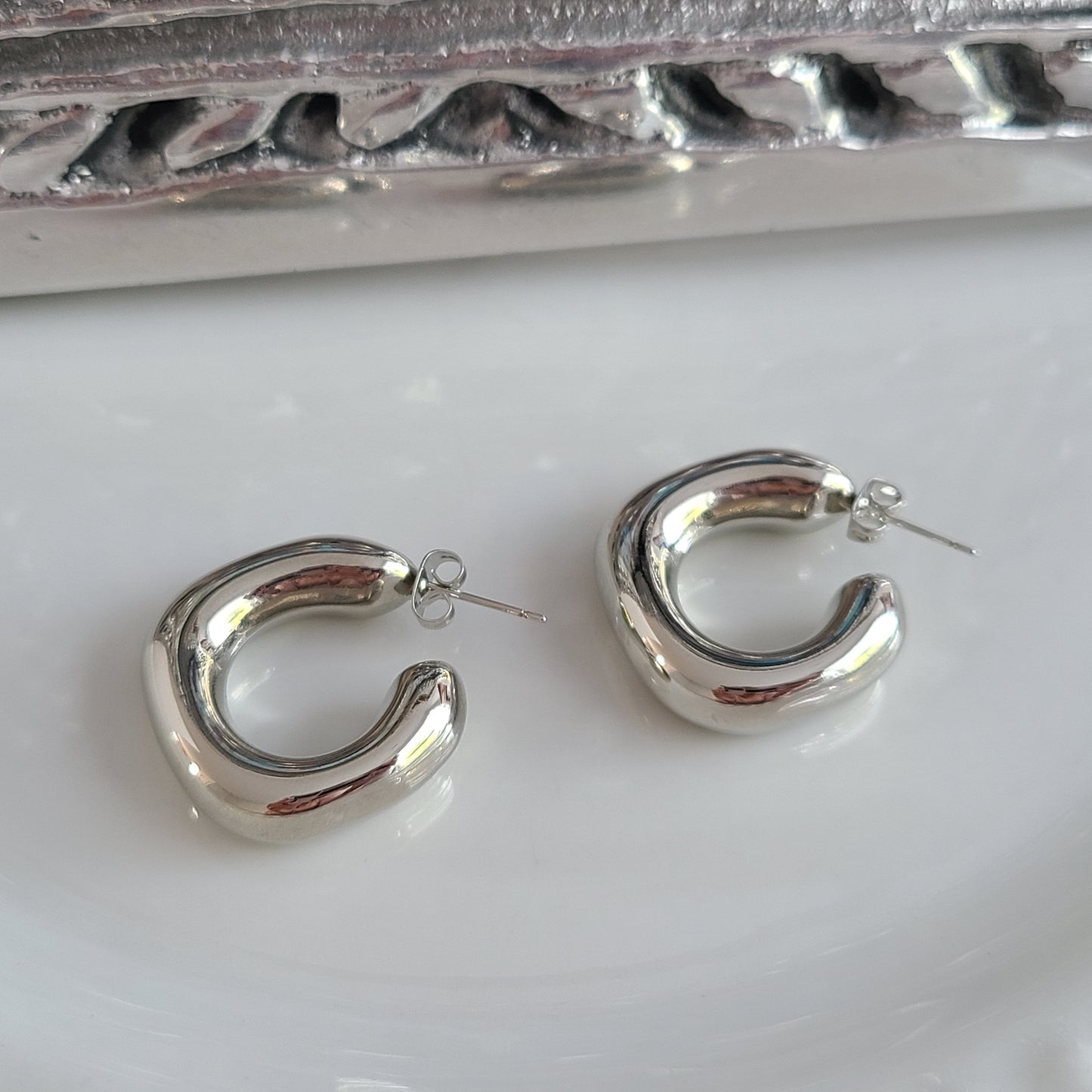 Vero - Silver Earrings