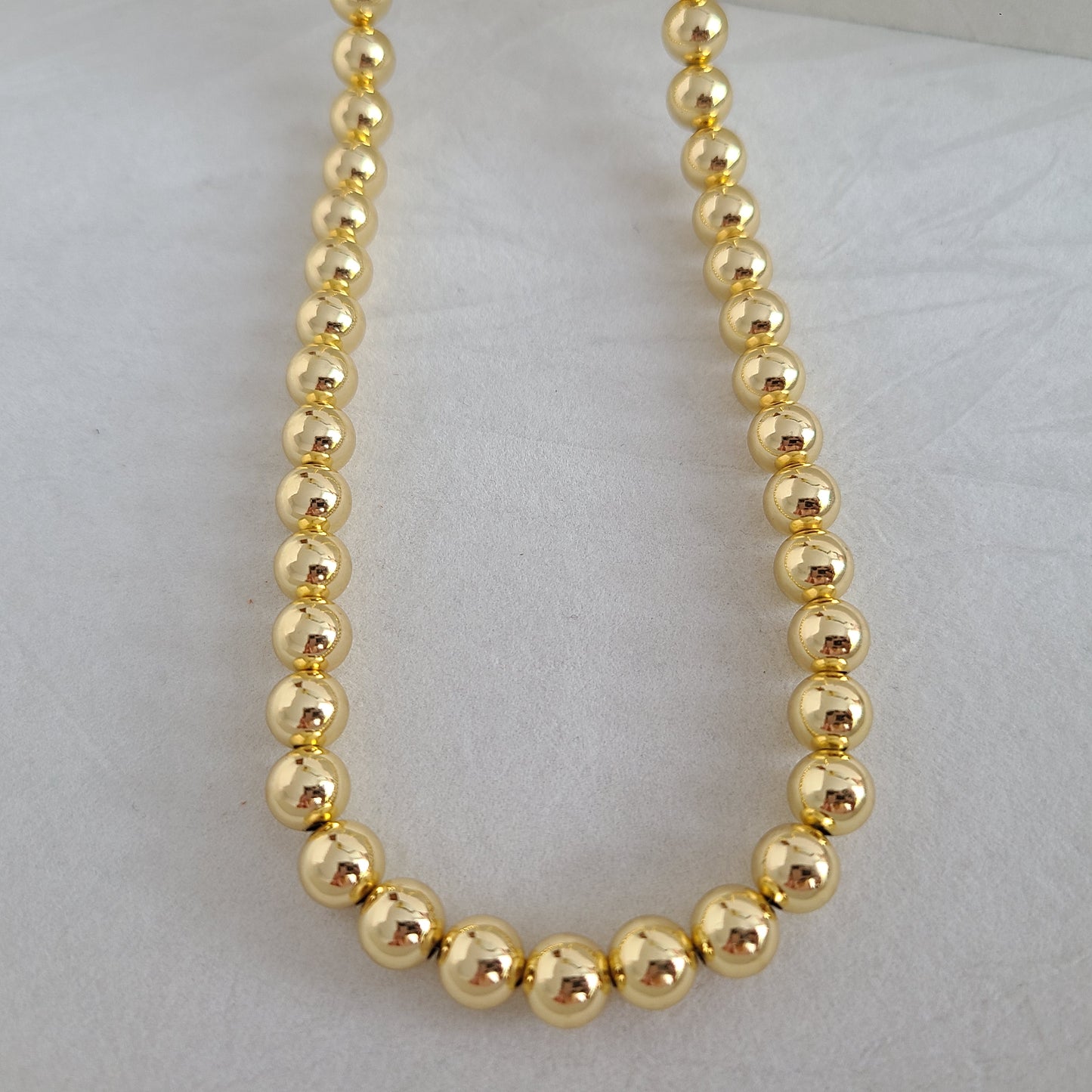 Gold Ball Chain Necklace