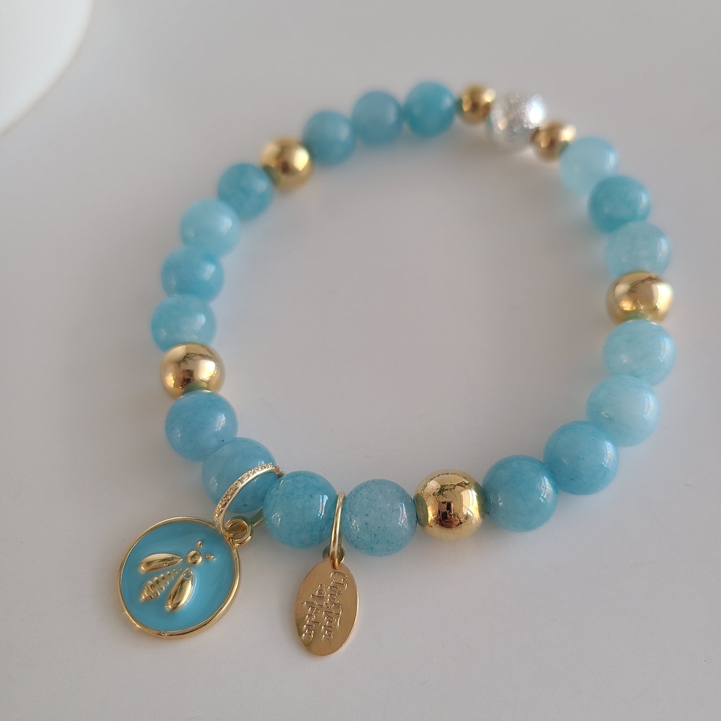 Bracelet Libellule Bleue