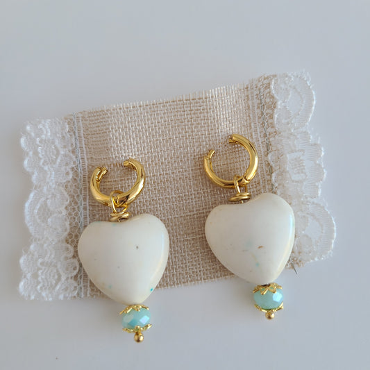 Big Love bleu - Boucles d'oreilles