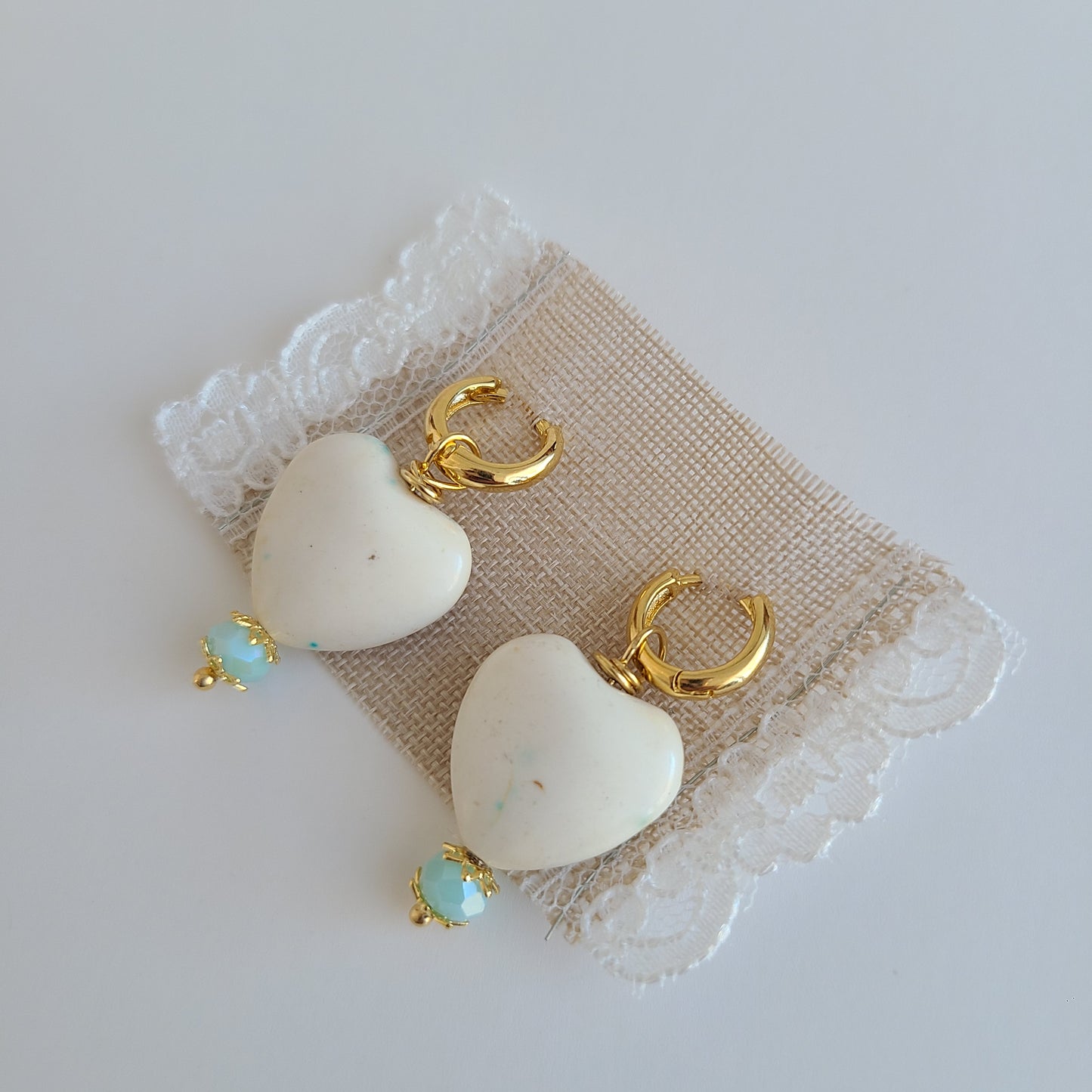 Big Love bleu - Boucles d'oreilles