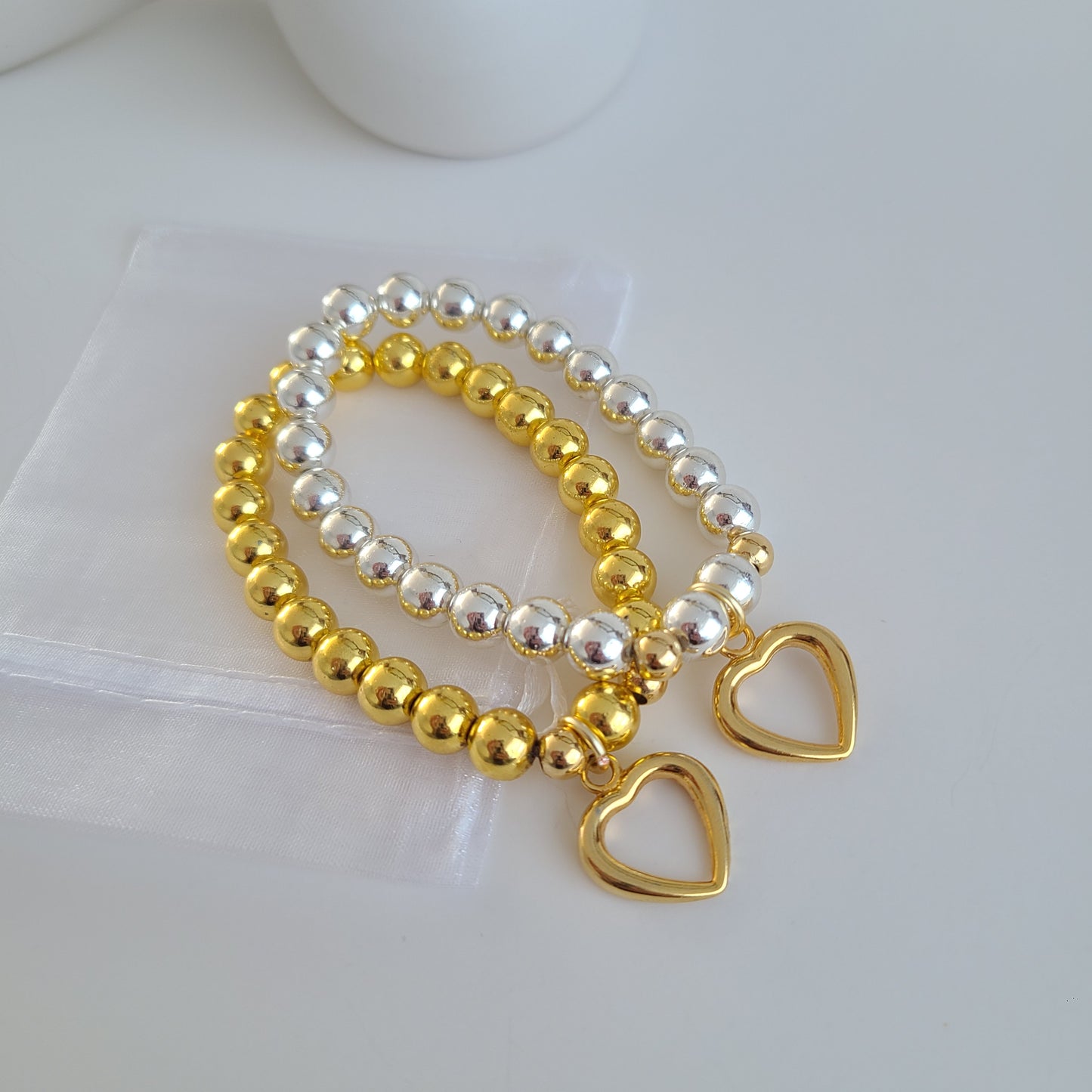 Gold Heart Bracelet