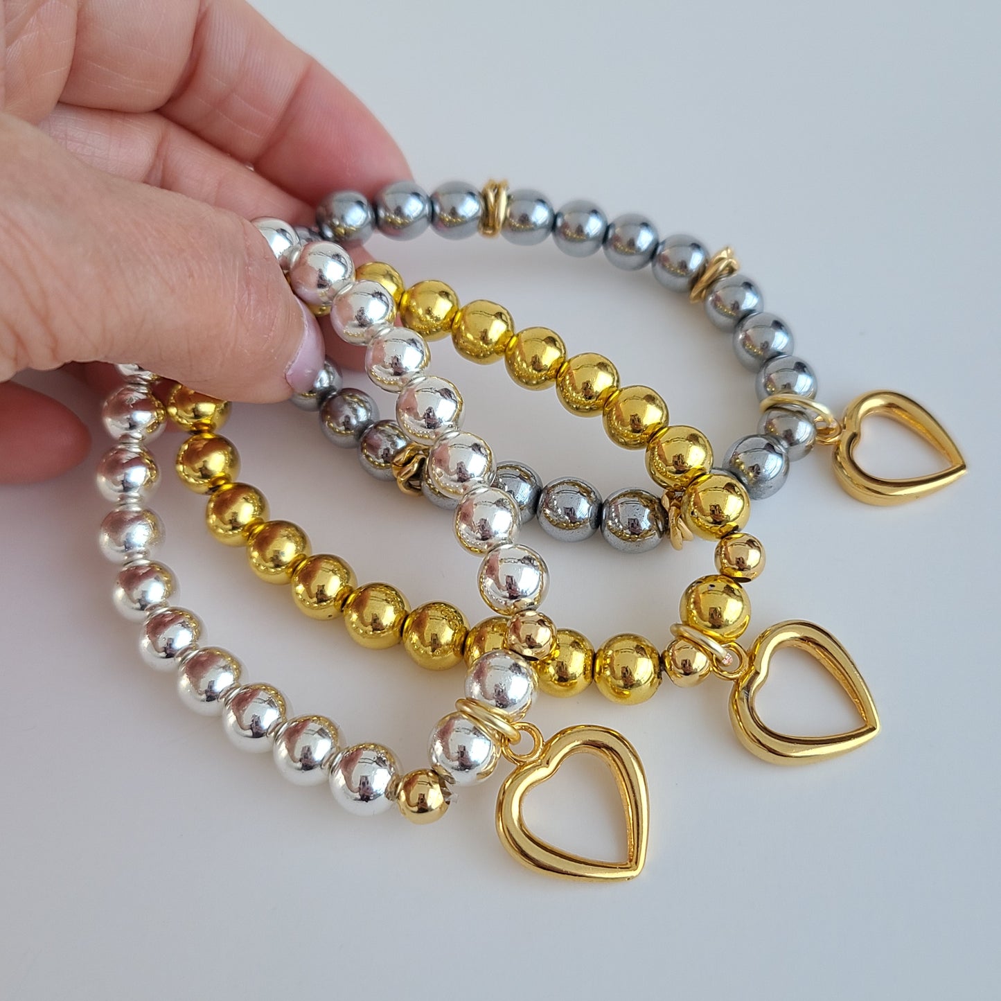 Gold Heart Bracelet