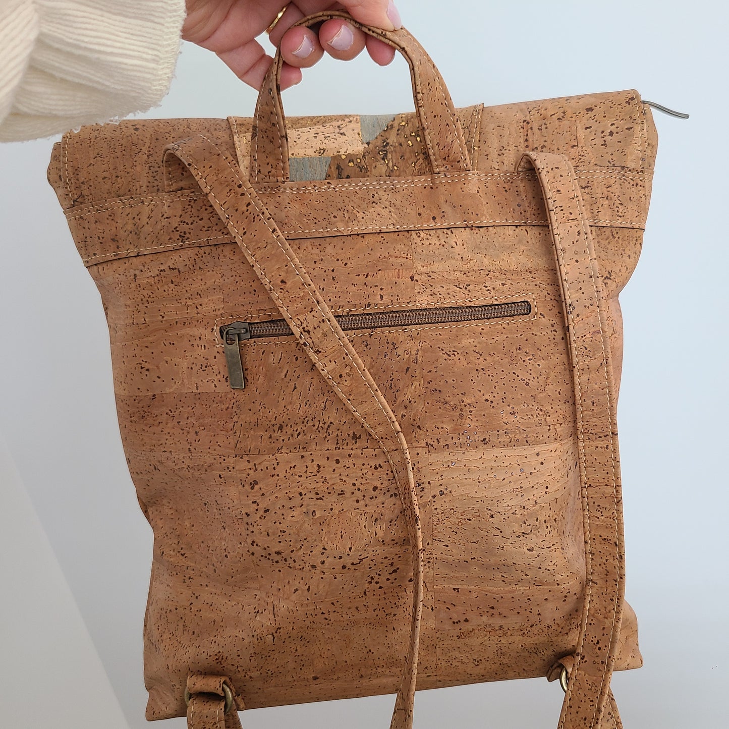 Christina Cork Backpack - Brown