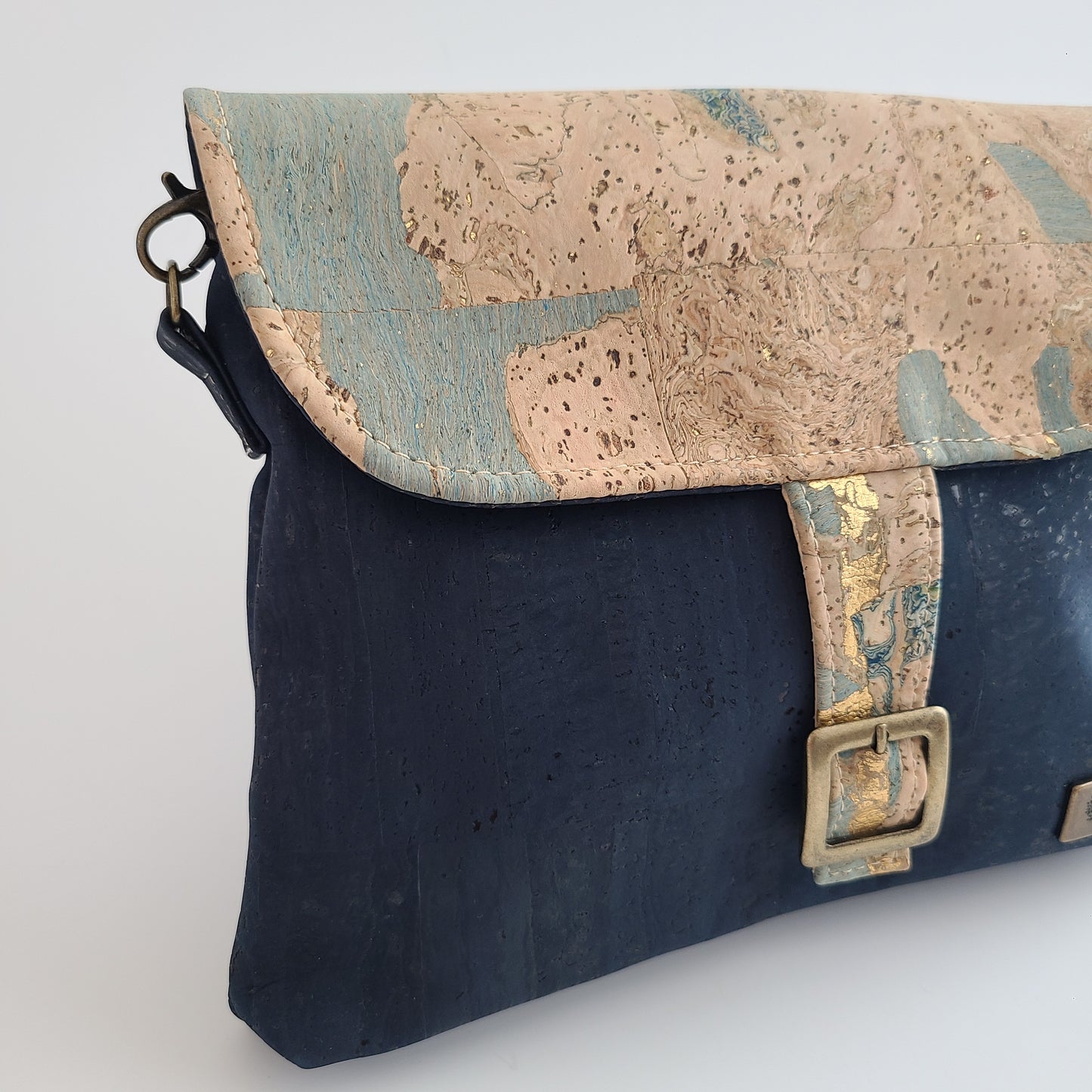 Anastasia Cork Handbag - Blue