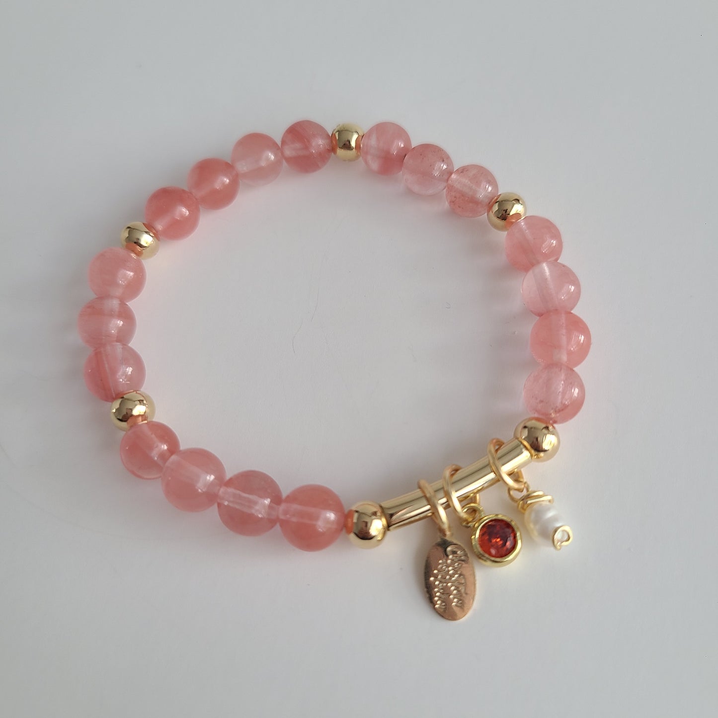 Quartz Cerise - Bracelet