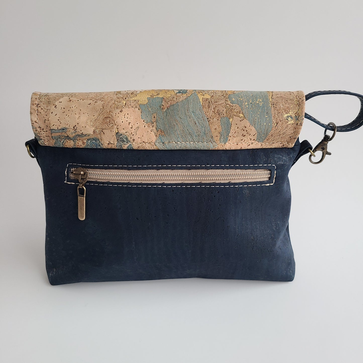 Anastasia Cork Handbag - Blue