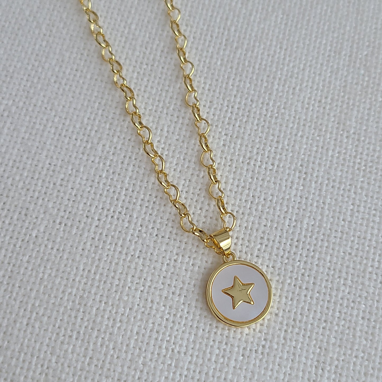 Star Mother of Pearl - Necklace