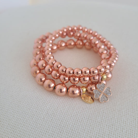 Bracelet en or rose