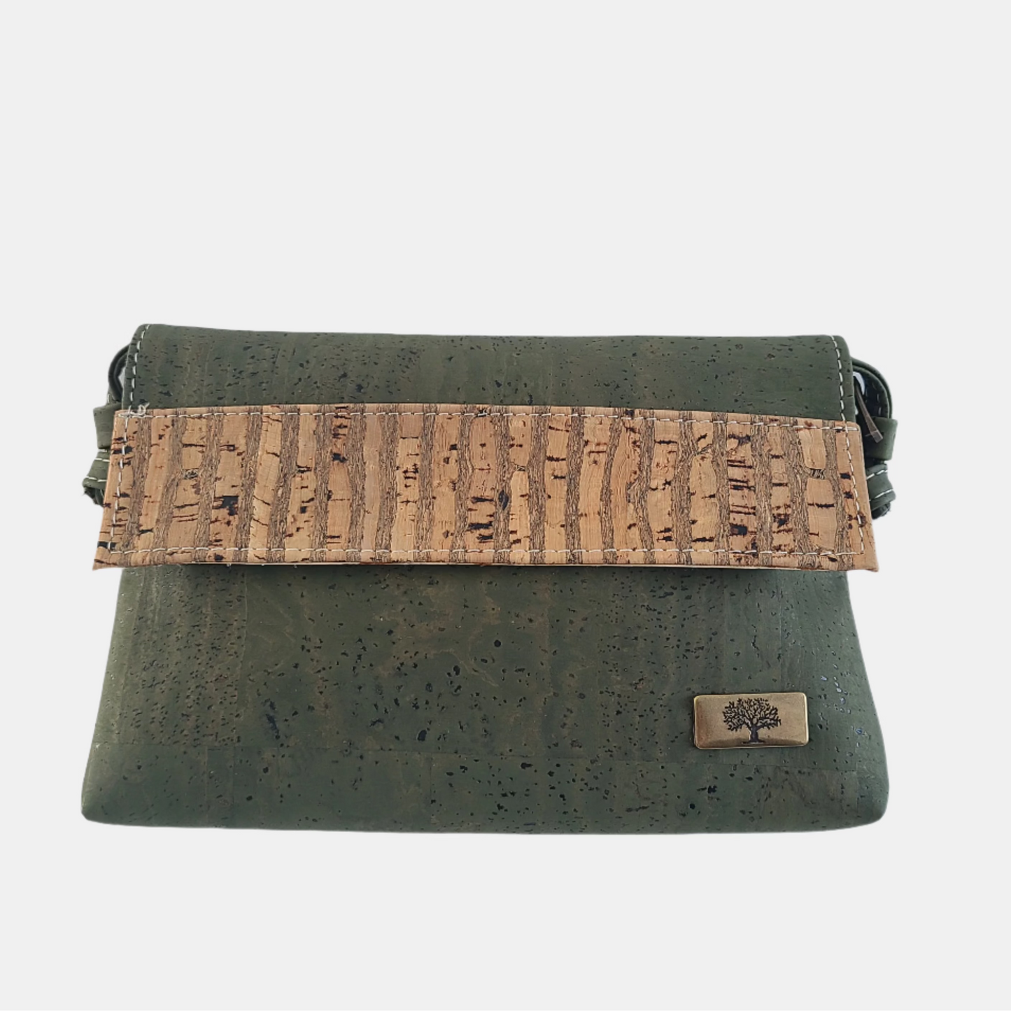 Mila Cork Handbag - Green