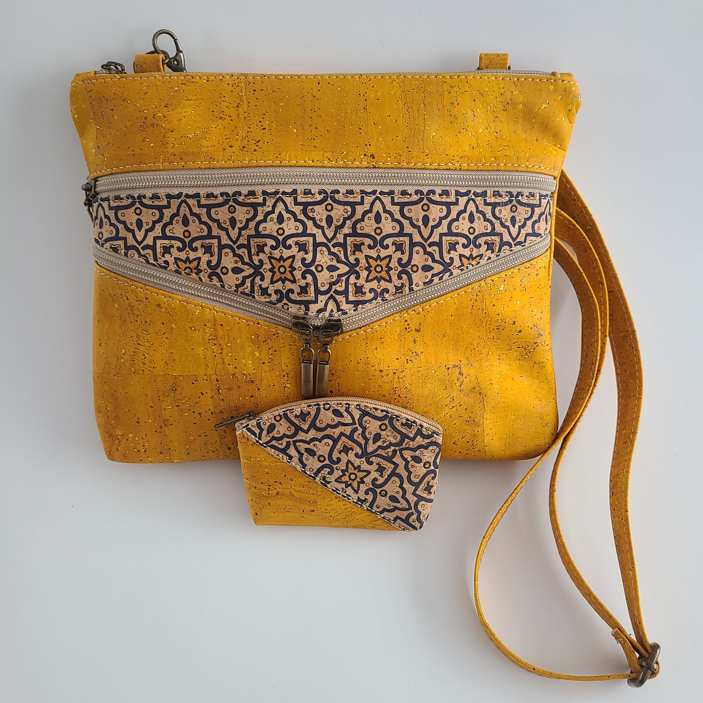 Ensemble de sacs jaune moutarde