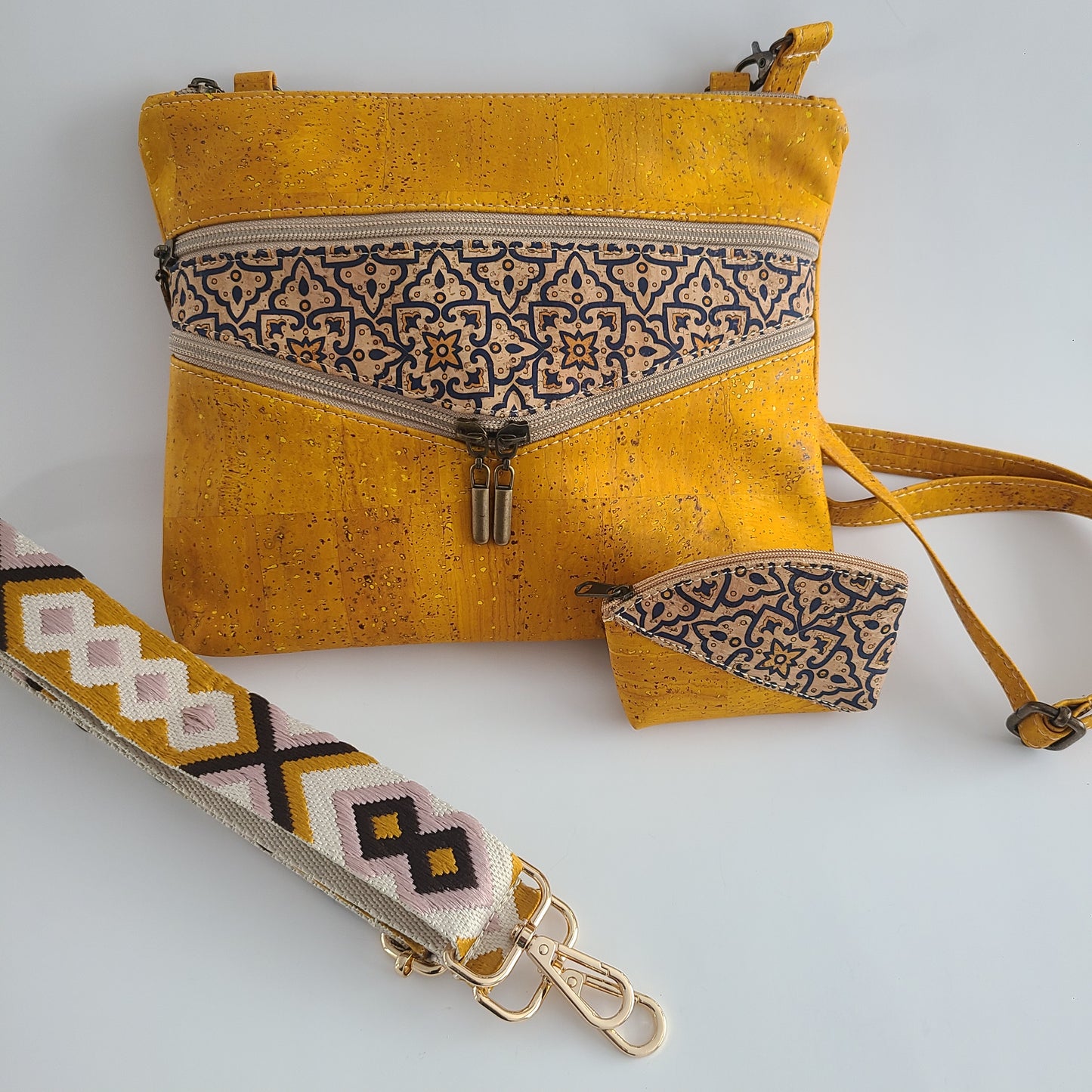 Mustard Yellow Bag Set