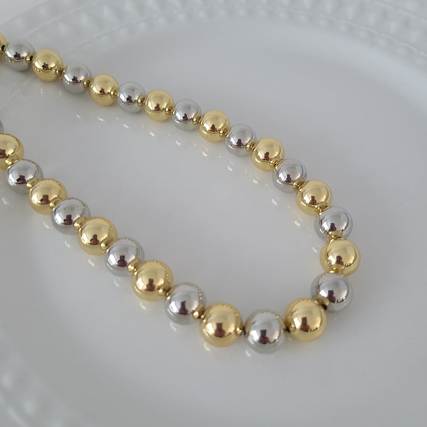 Maxi Gold & Silver Necklace