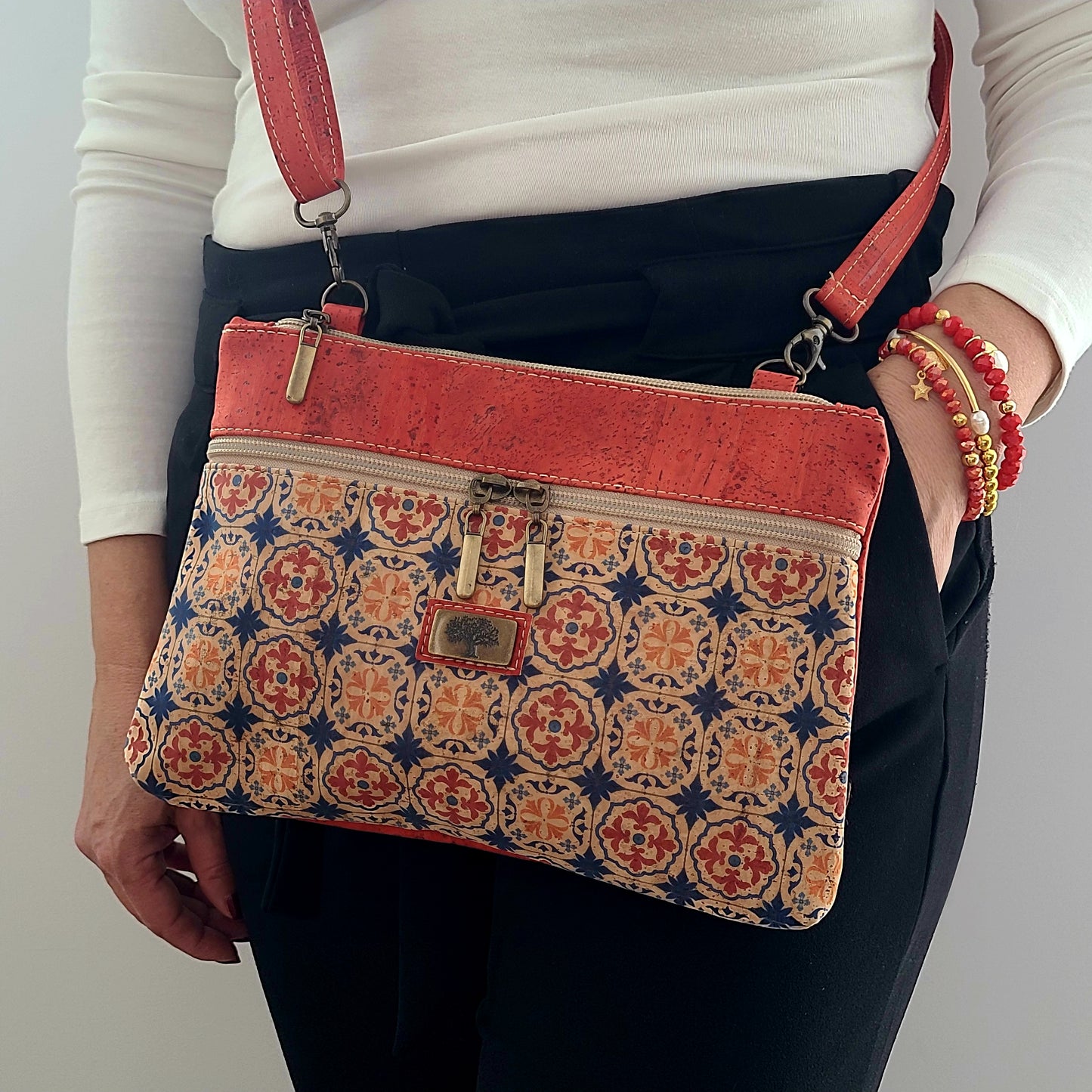 Ensemble de sacs Mandala rouge