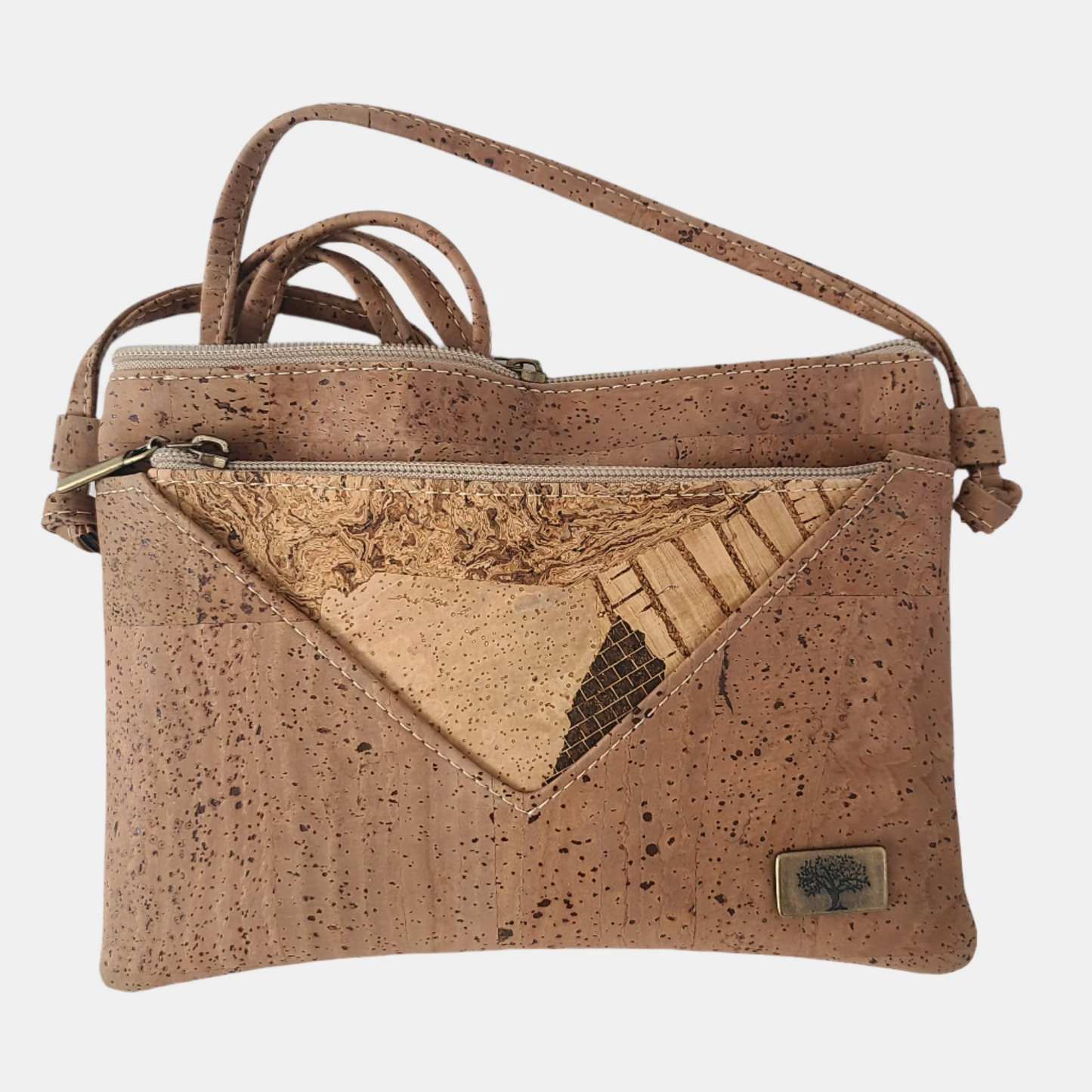 Veronique Cork Handbag - Brown